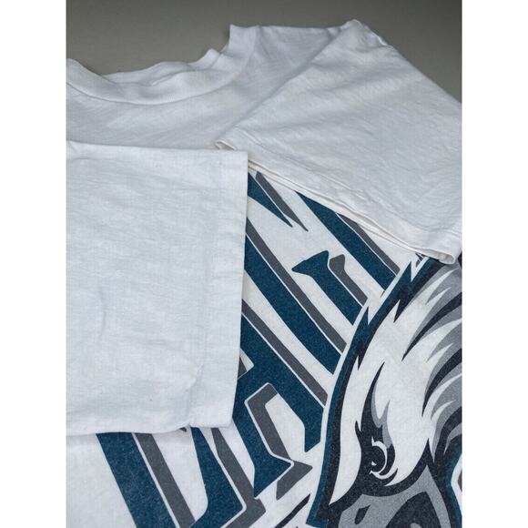 Philadelphia Eagles Vintage Shirt Womens Small Medium * NFLP 1996 Single Stitch - Picture 6 of 9